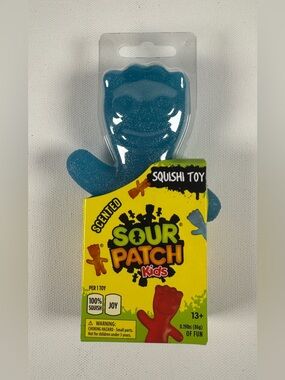 Sour Patch Kids Blue Squishi Toy [Scented] Squishy